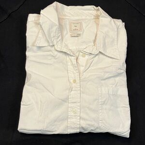 GAP white button down shirt